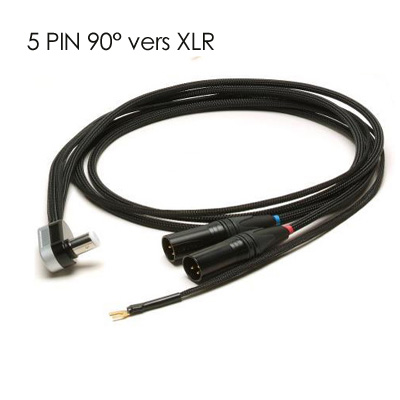 Acoustic Revive ANALOG câble phono 5 pin 90° vers XLR